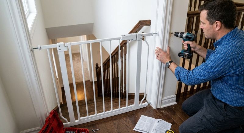 Infant Gate Installation in Alpharetta, GA