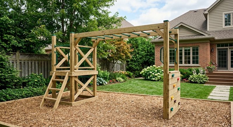 Monkey Bars Installation in Kansas City, KS