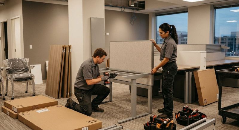 Office Desk Assembly in Alpharetta, GA