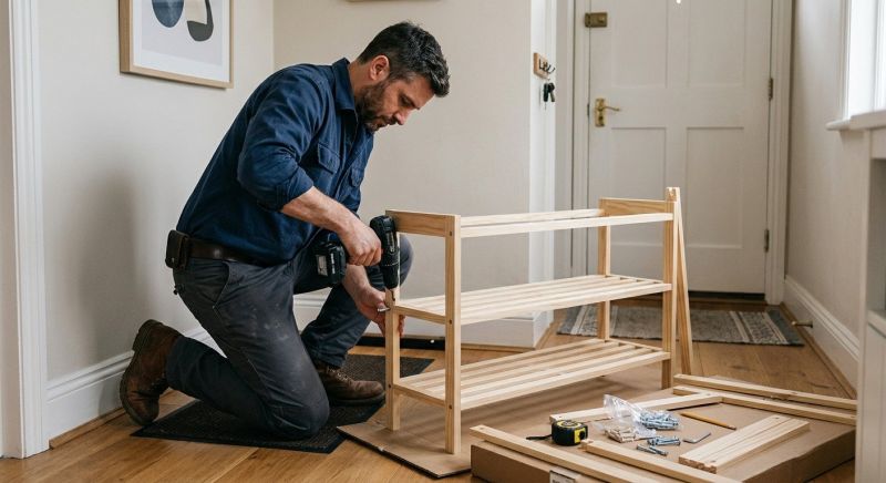 Shoe Rack Assembly in Littleton, CO