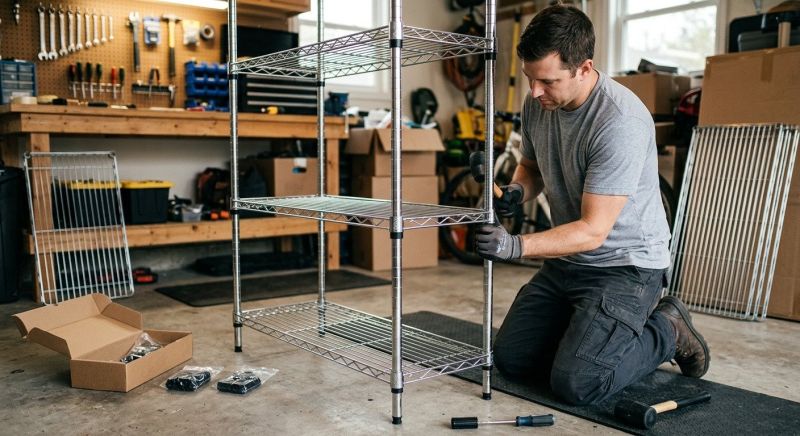 Shoe Rack Assembly in Denver, CO