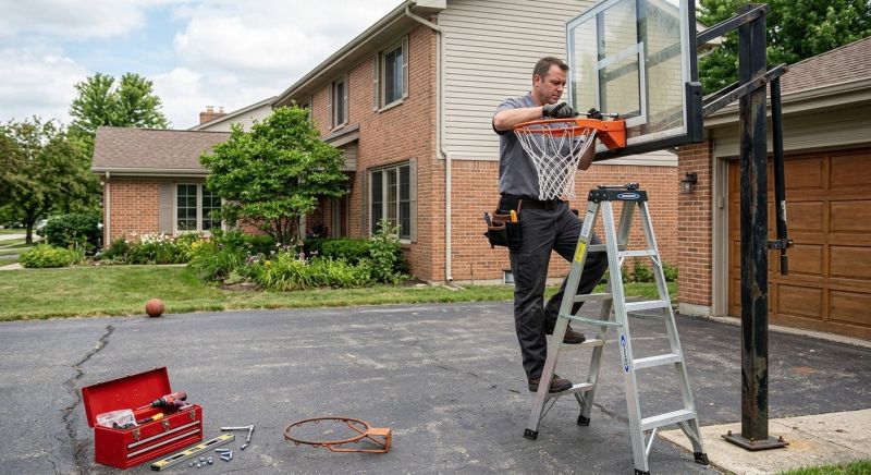 Basketball Hoop Repair in Kansas City, KS