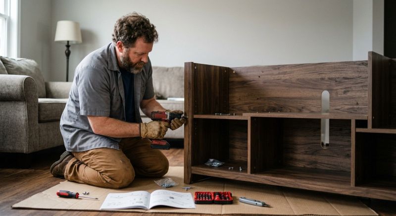 Entertainment Center Assembly in Overland Park, KS