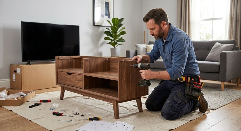 Entertainment Center Assembly in Denver, CO