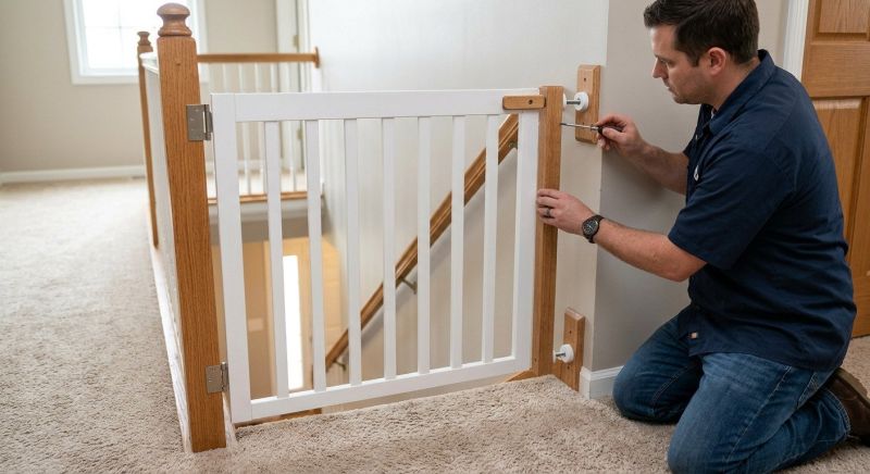 Infant Gate Installation in Alpharetta, GA