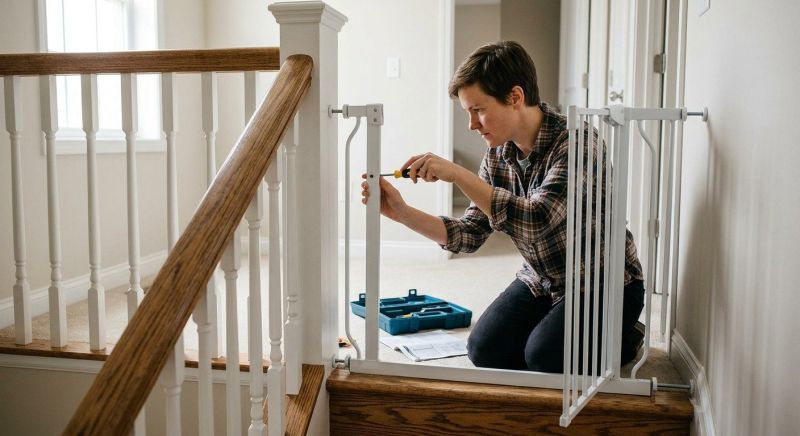 Infant Gate Installation in Conroe, TX
