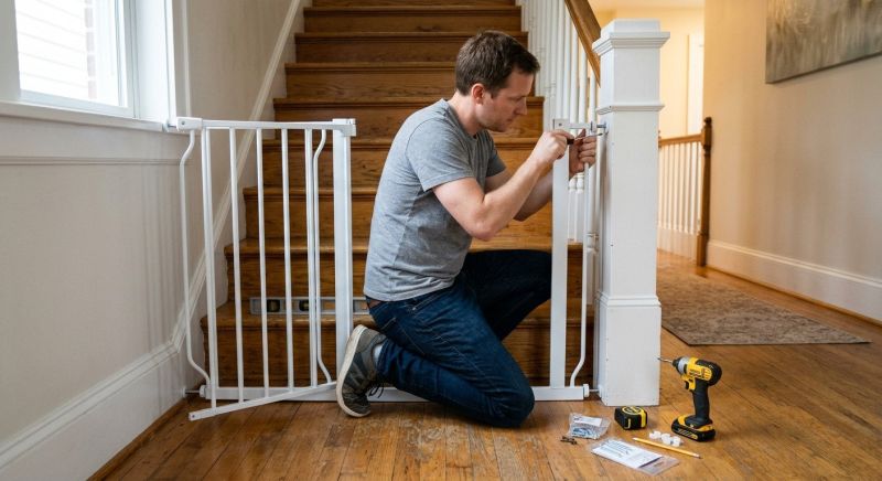 Infant Gate Installation in Littleton, CO