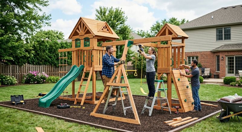 Playground Equipment Assembly in Kansas City, KS
