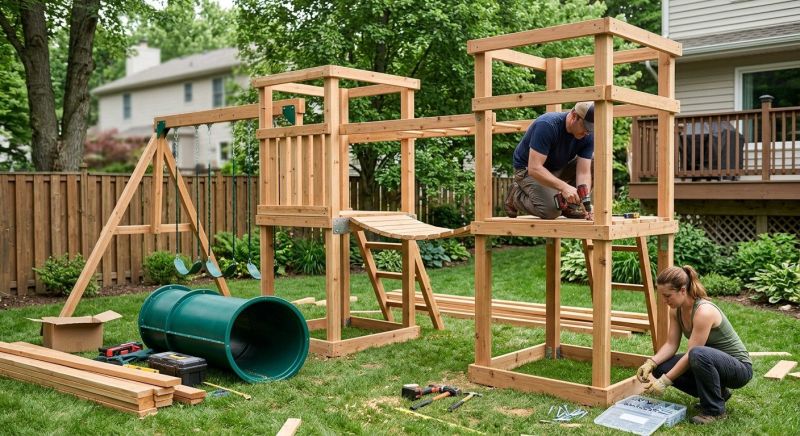 Playground Installation in Kansas City, KS
