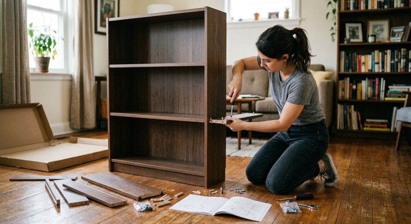 Shoe Rack Assembly in Olathe, KS
