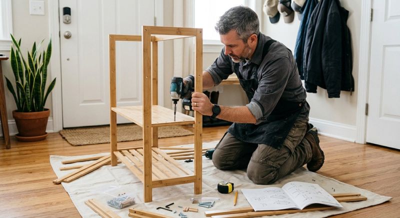 Shoe Rack Assembly in Denver County, CO