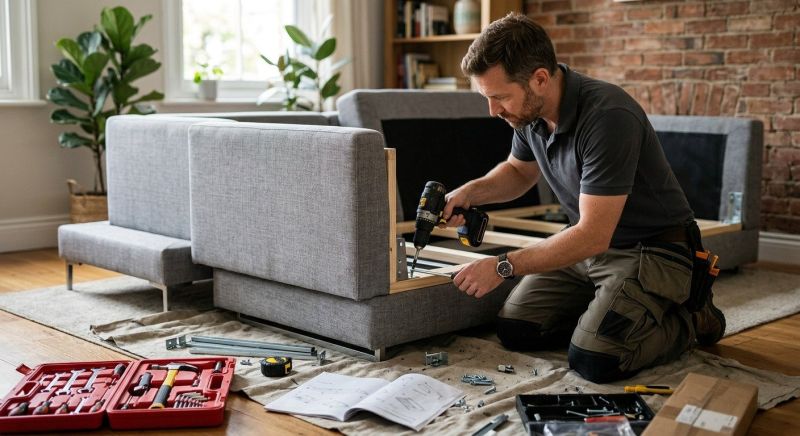 Sofa Assembly in Overland Park, KS