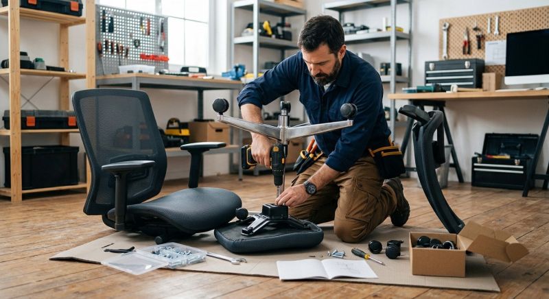 Standing Desk Assembly in Olathe, KS