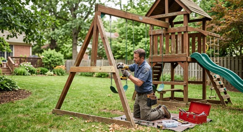 Swing Set Repair in Kansas City, KS