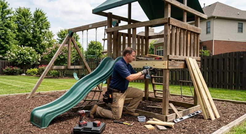 Swing Set Repair in Kansas City, KS
