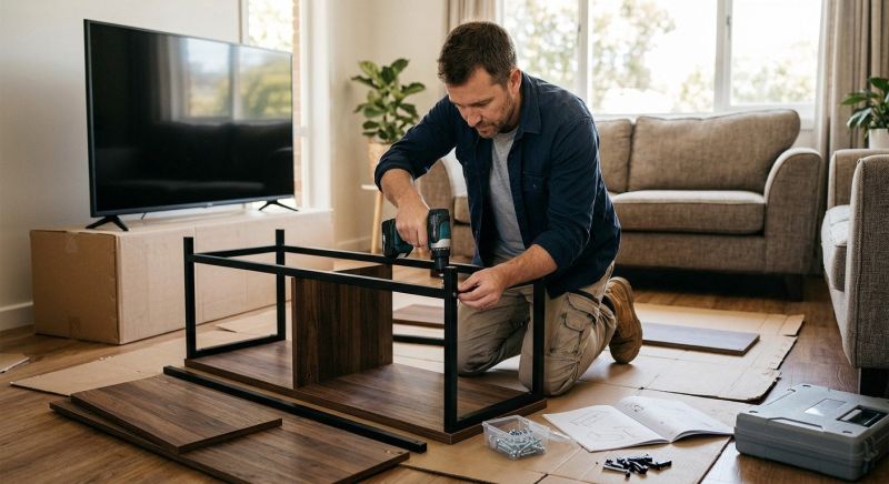 Tv Cabinet Assembly in Denver County, CO
